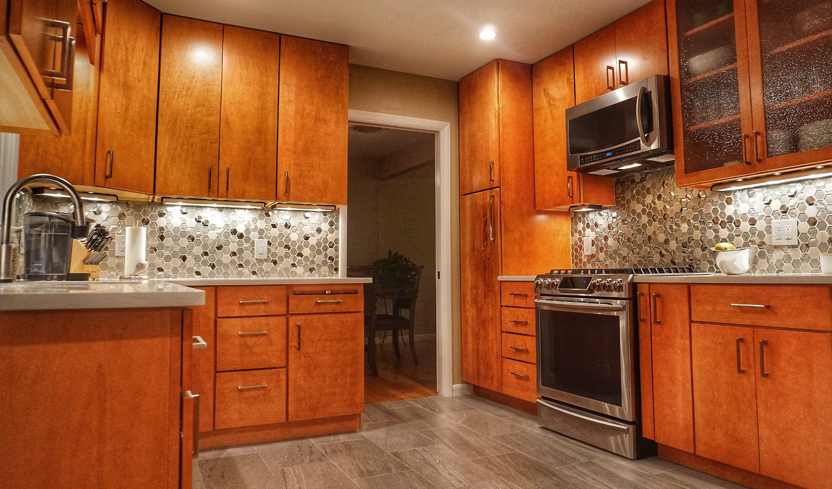Kitchen Cabinets, Tile, & Countertops